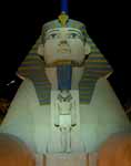 Entrance to the Luxor hotel